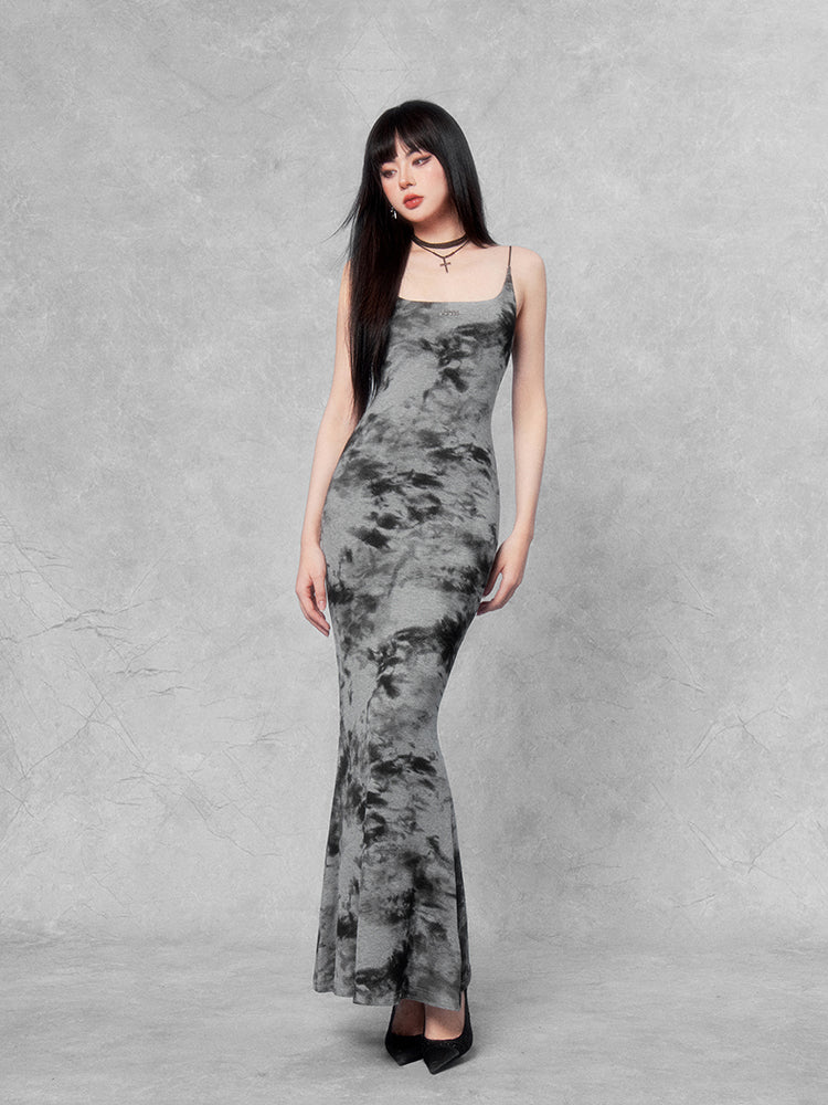 Smoke Tie Dye Maxi Dress