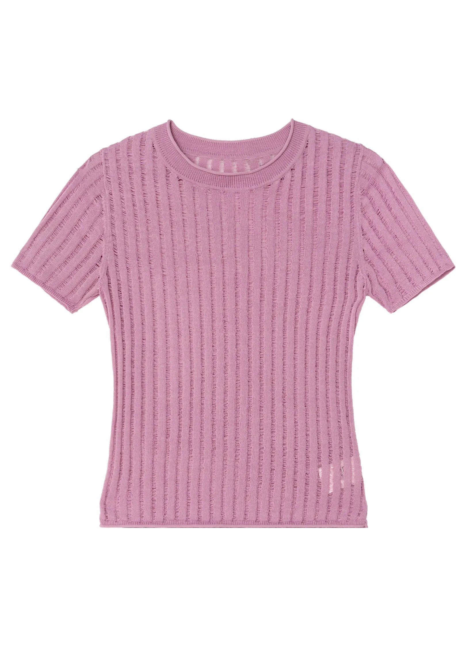 Ribbed Slim Crop Top