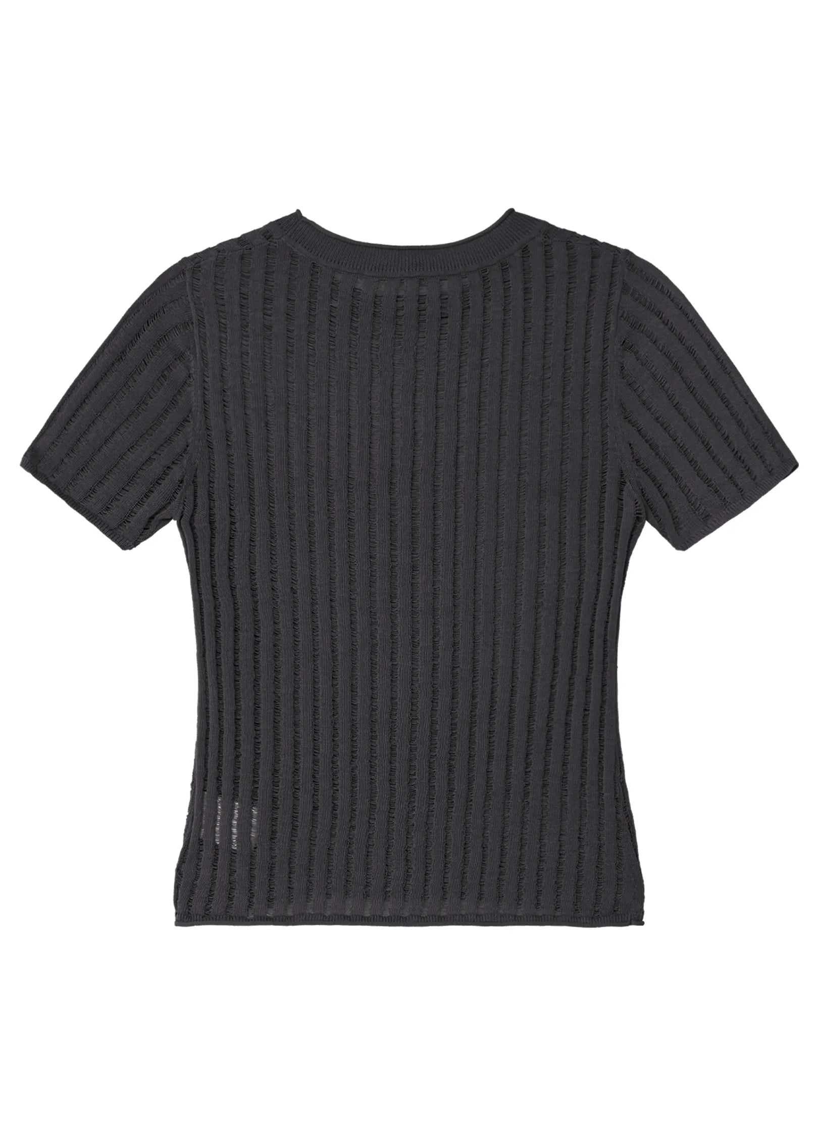 Ribbed Slim Crop Top