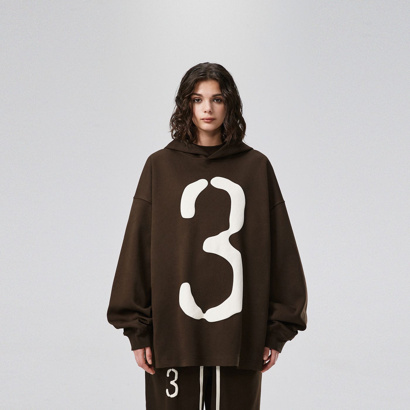 Number 3 Graphic Hoodie