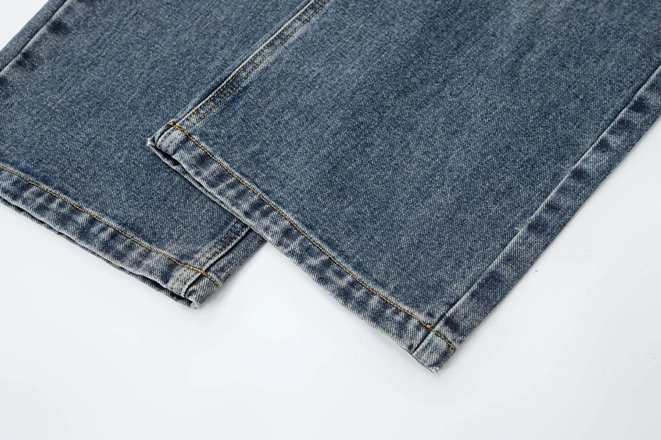 Black Strap Detail Cargo Jeans