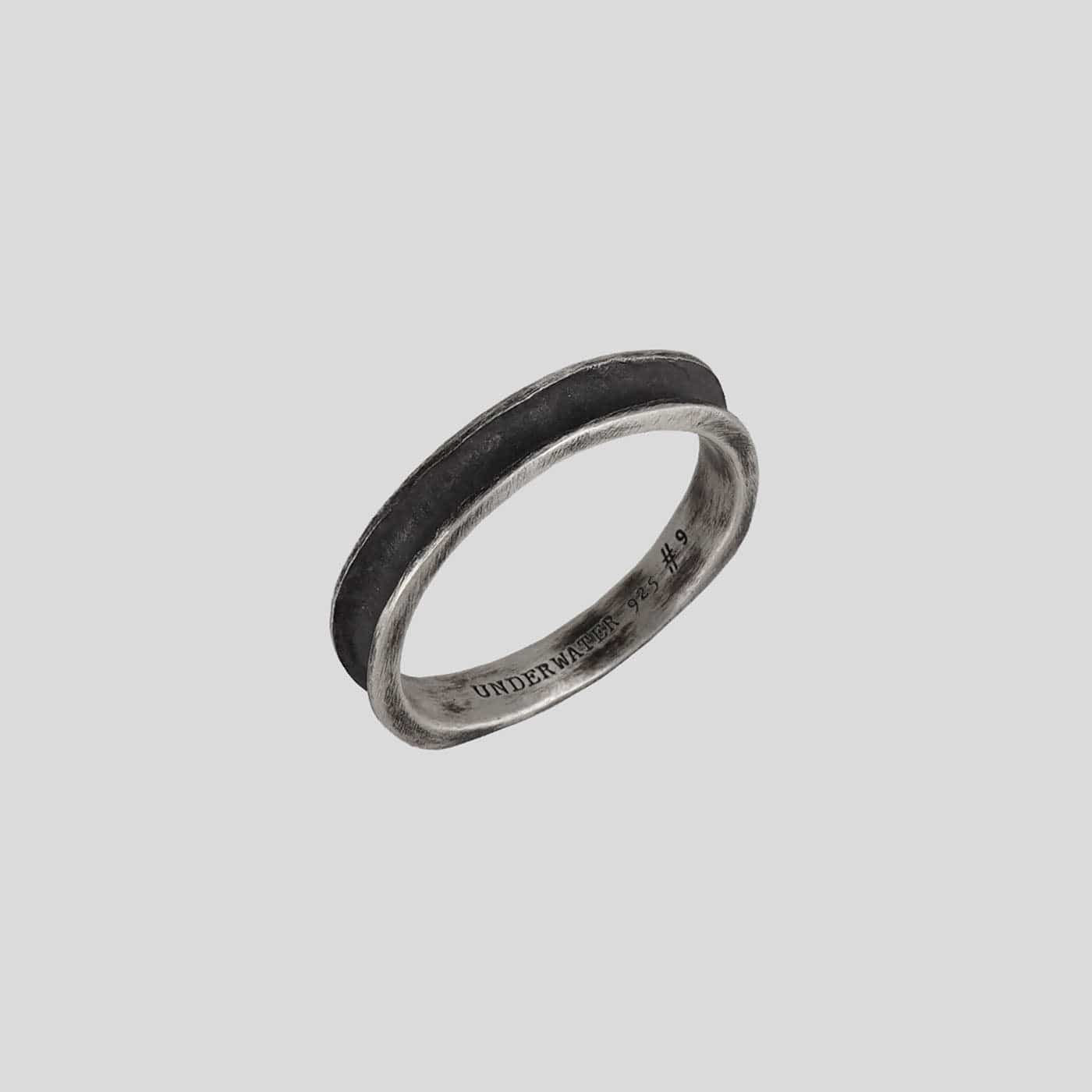 Sterling Underwater Engraved Ring