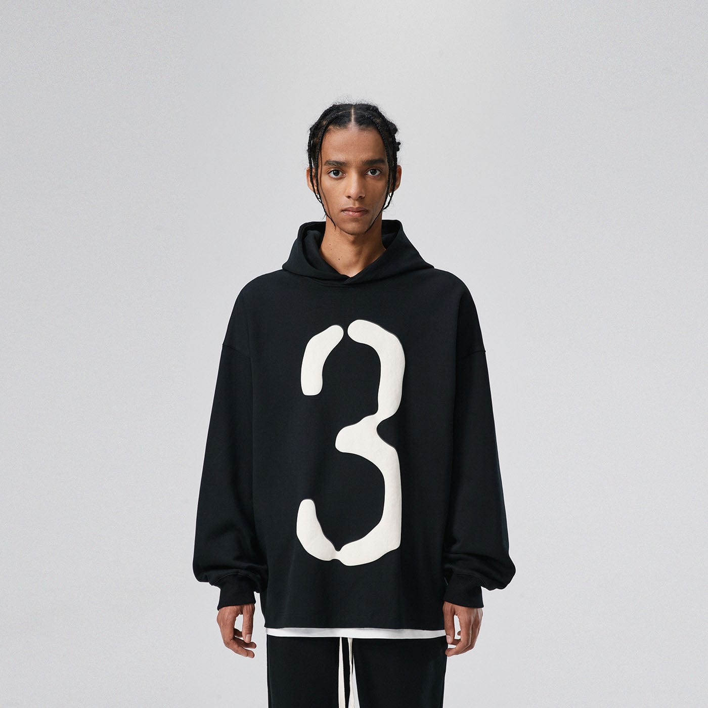 Number 3 Graphic Hoodie