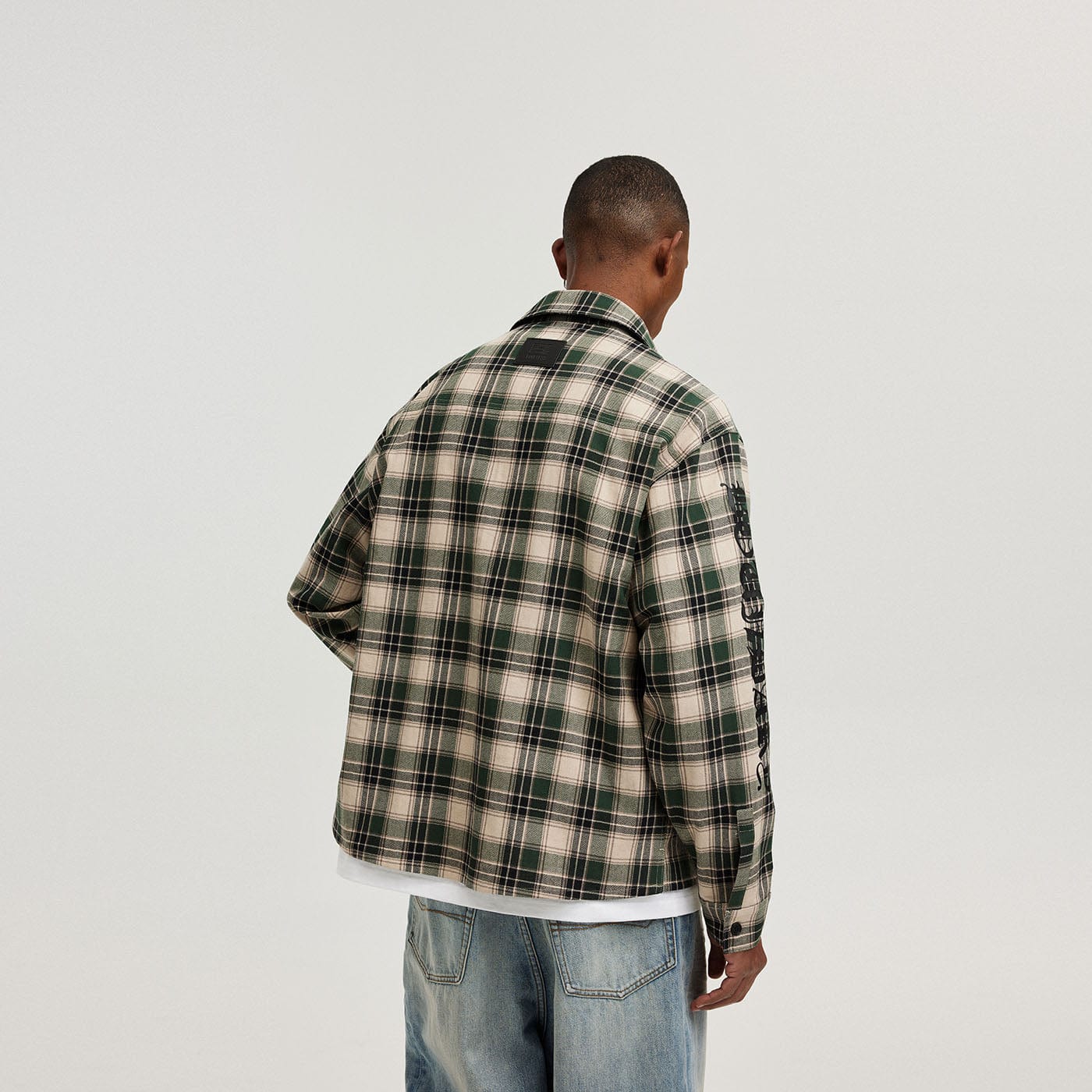 Gothic Plaid Flannel Shirt