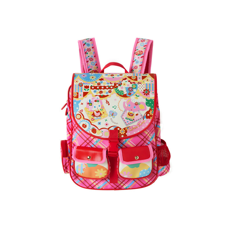 Sweet Plaid School Backpack Bag