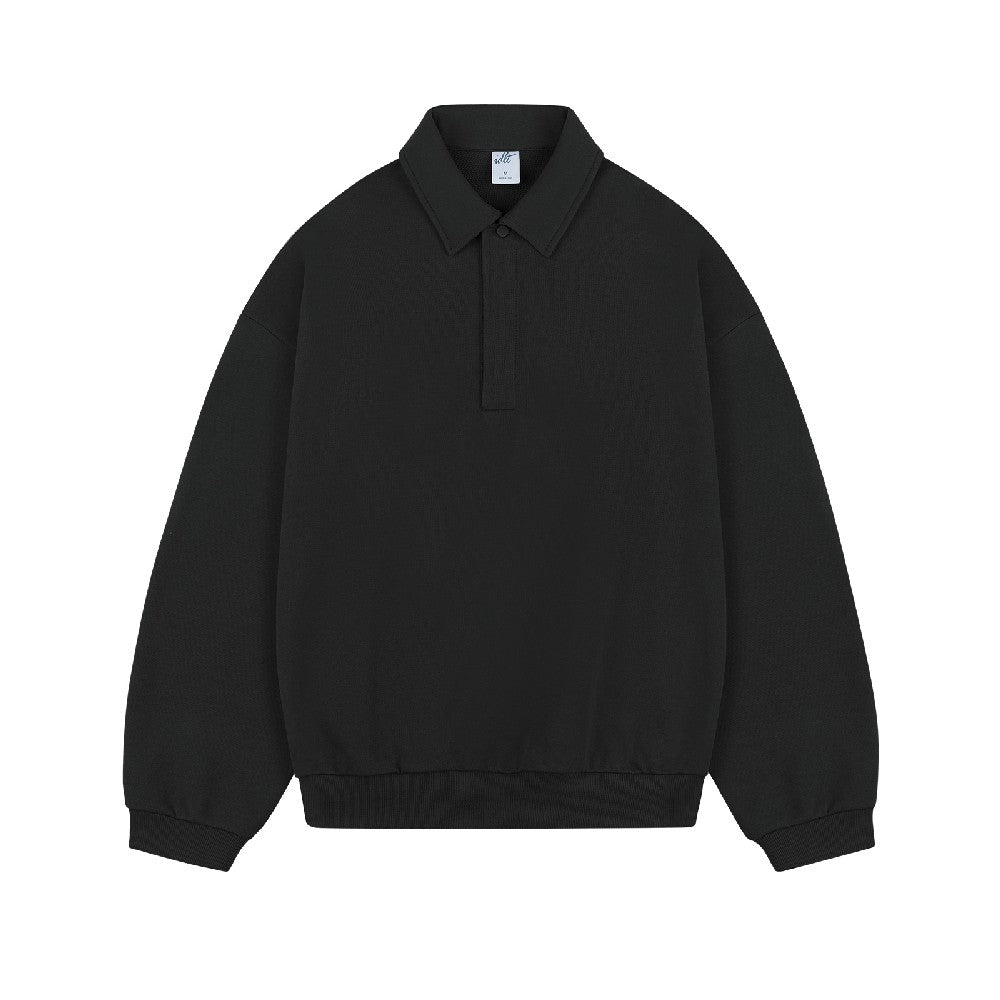 Long Sleeve Polo Sweater - chiclara