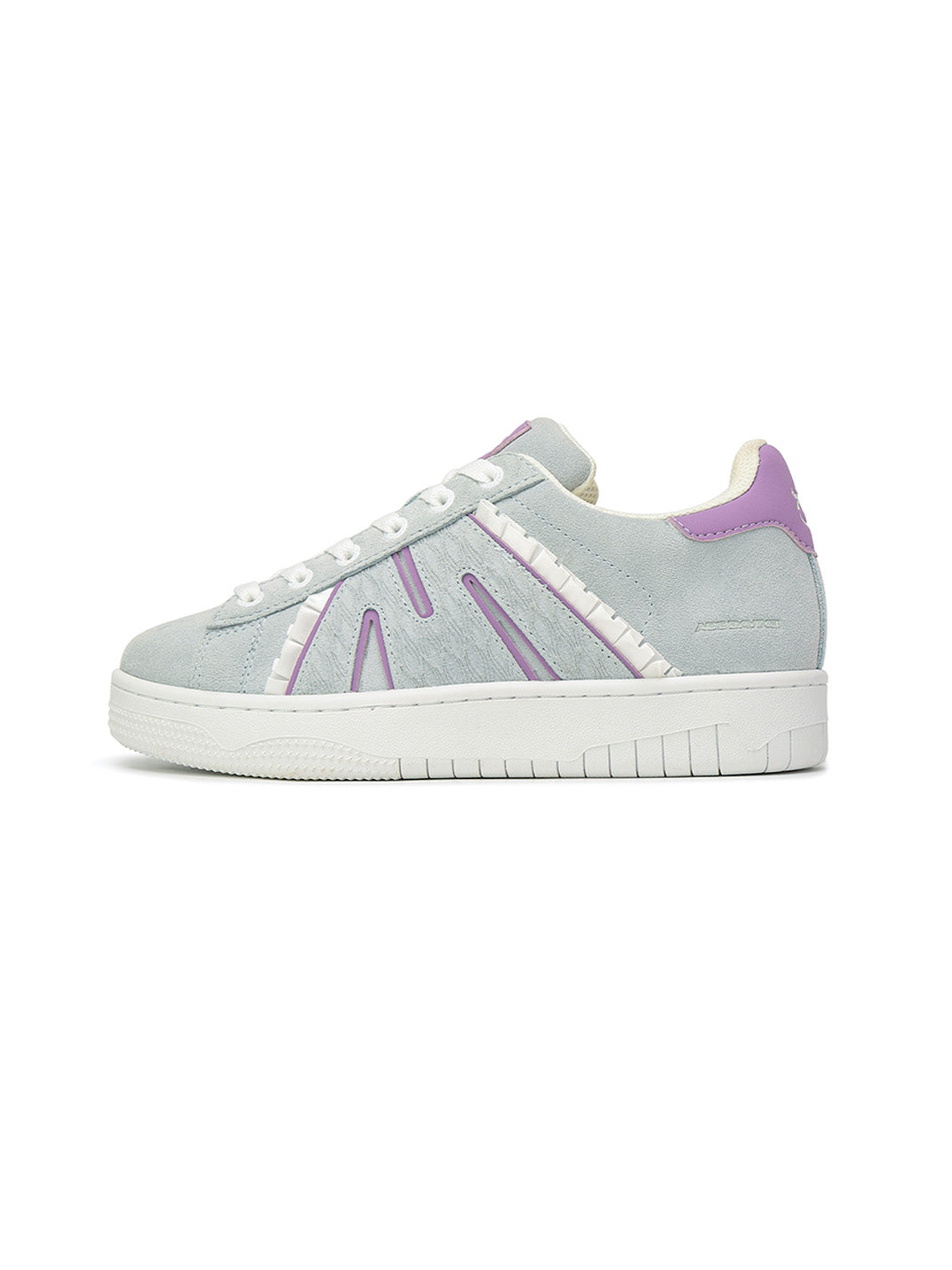 Suede Platform Sneakers with 3 Interchangeable Laces