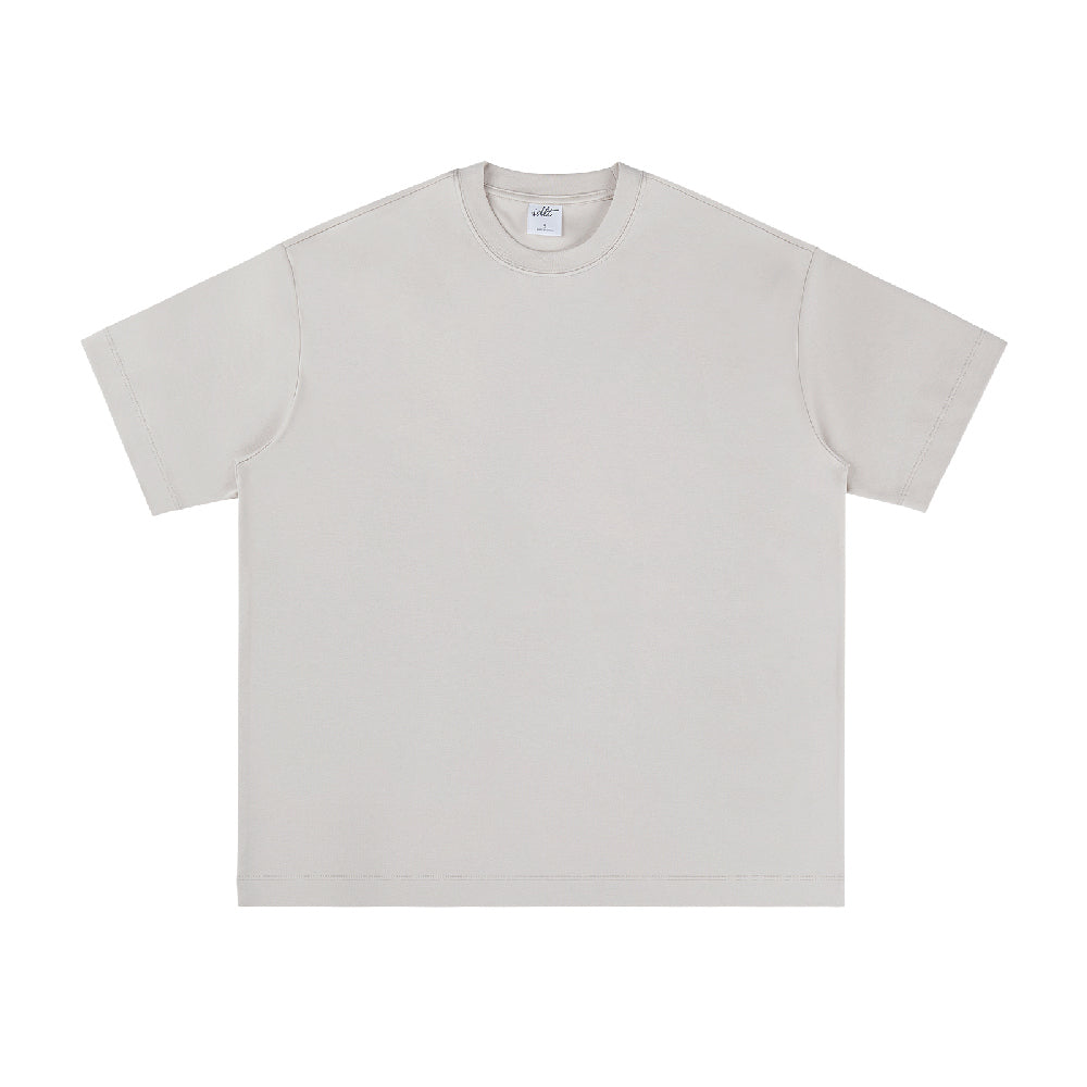 Oversized Tee with Silk Finish - chiclara