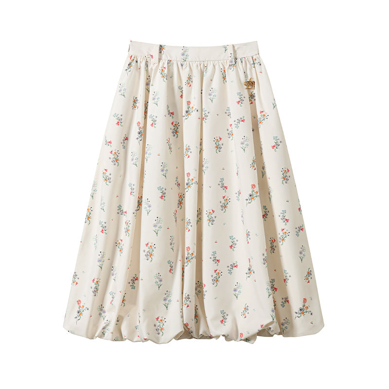 Whimsical Meadow Midi Skirt