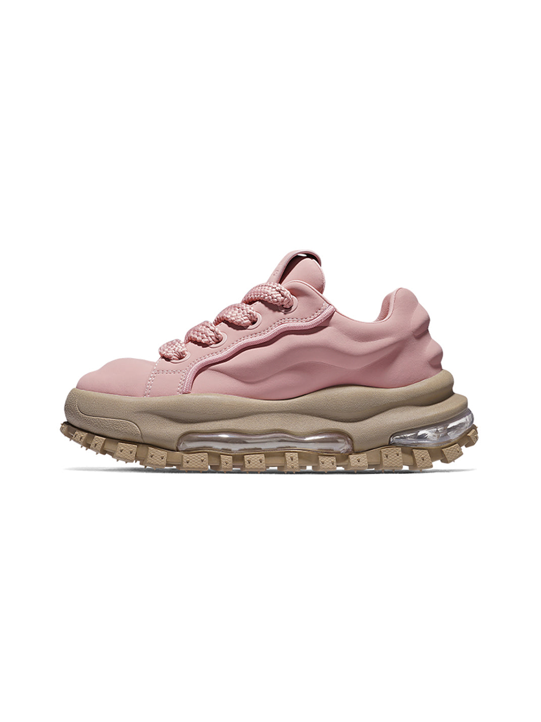 Black Water-Walk Chunky Sneakers