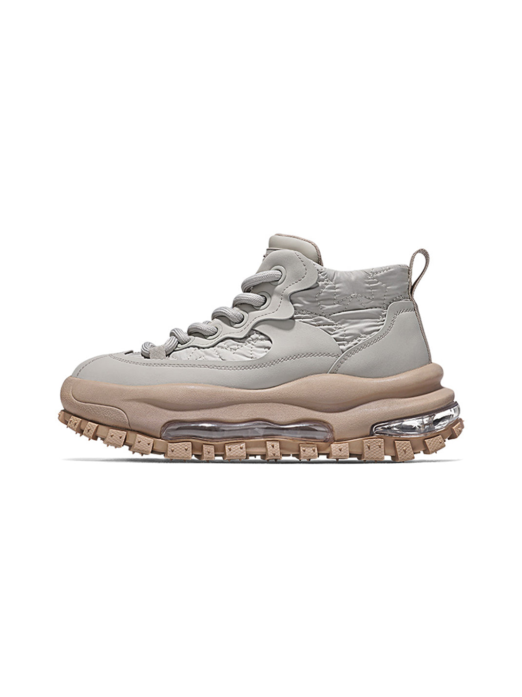 Black Trail Platform Outdoor Sneakers