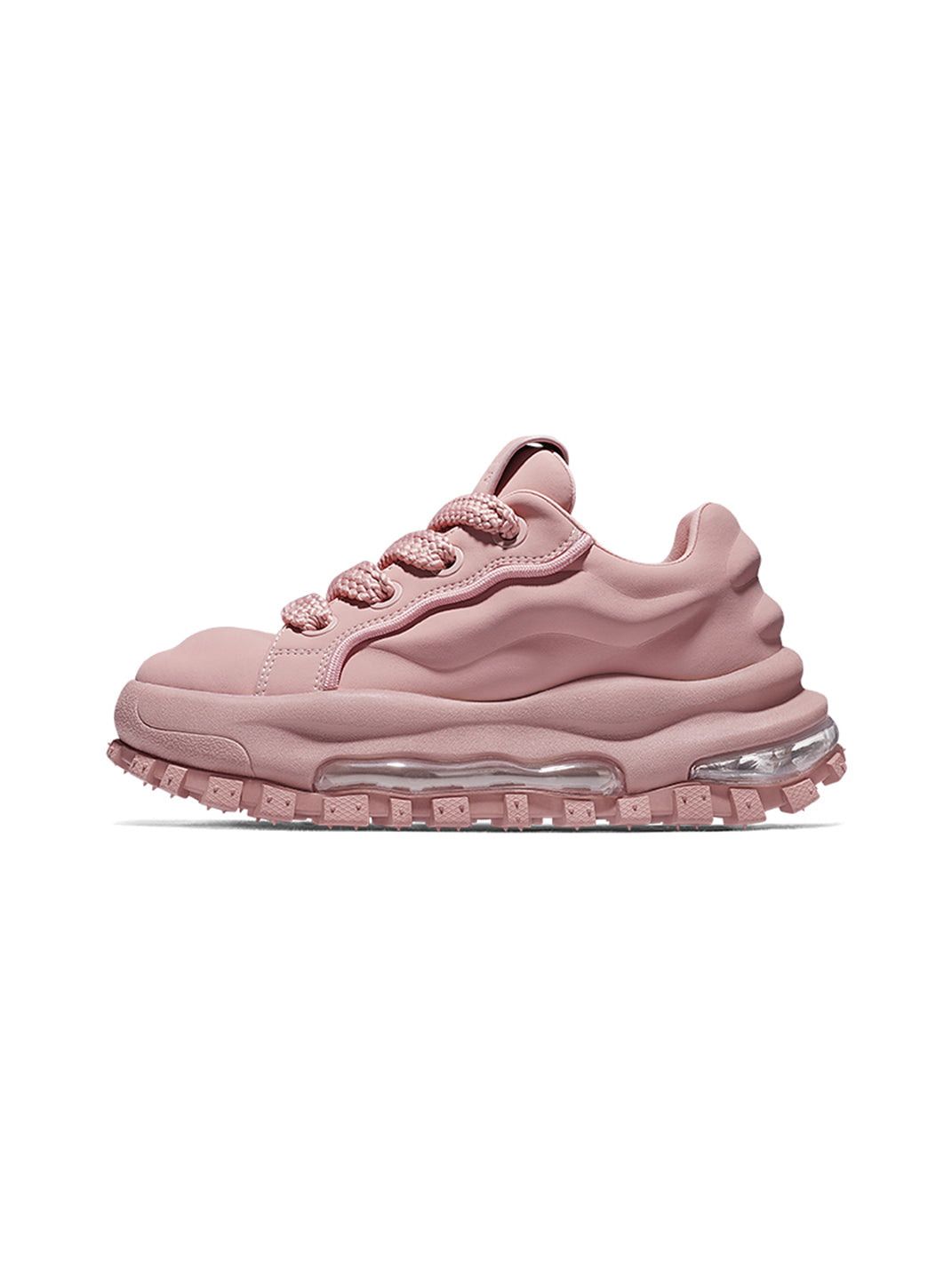 Black Water-Walk Chunky Sneakers