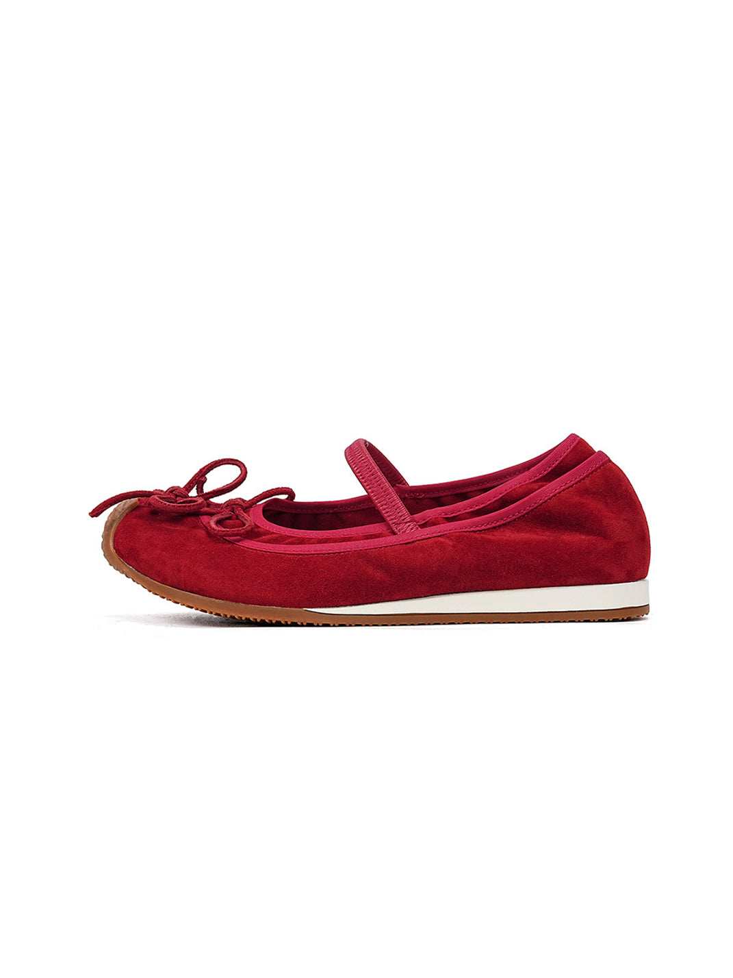 Bow-Adorned Ballet Shoes