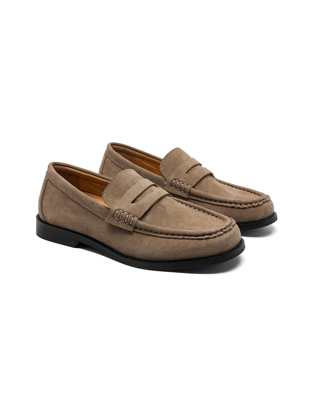 Calfskin Square Toe Loafers