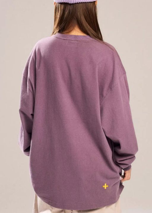 Smudge Logo Long Sleeve Tee - chiclara