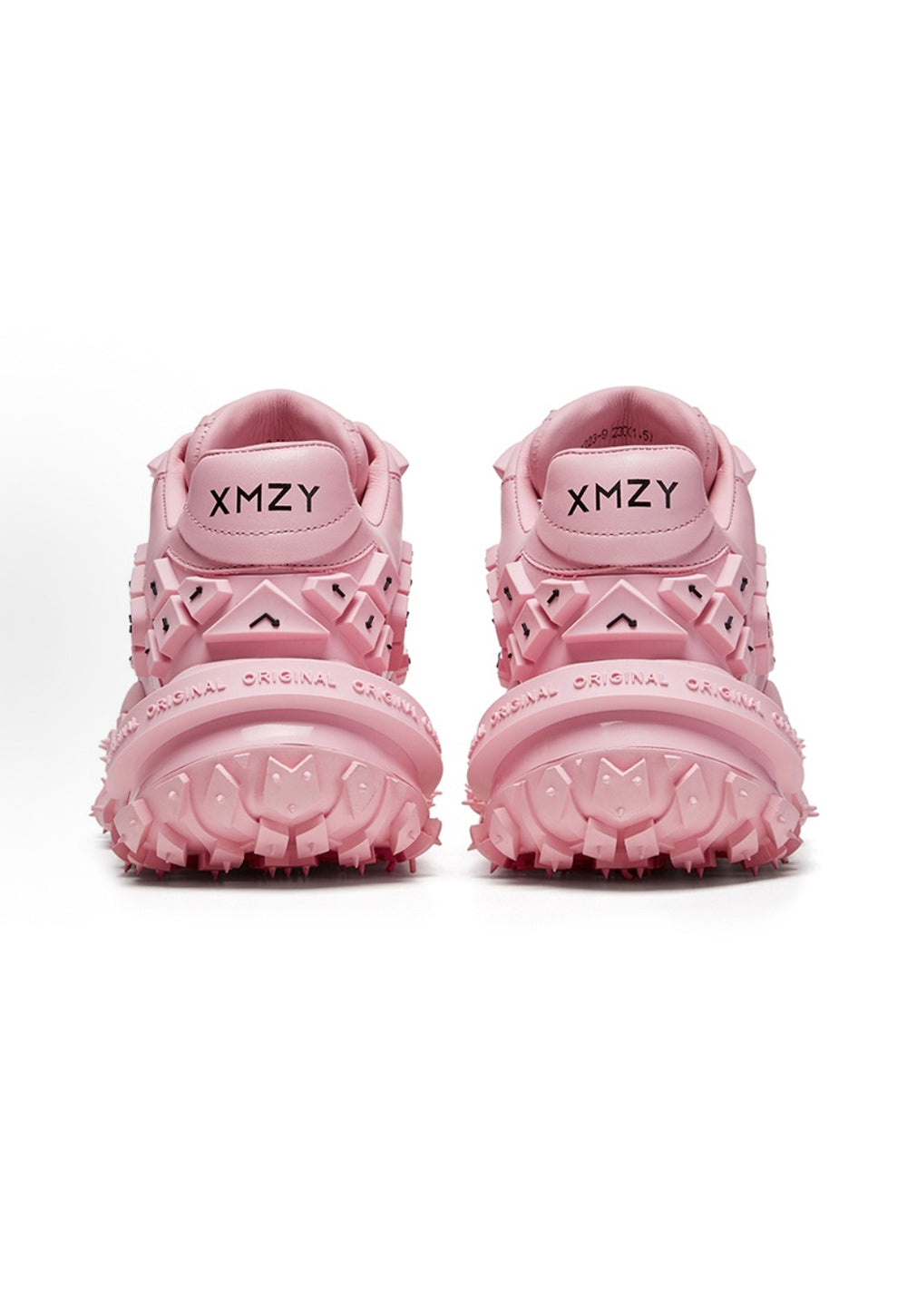 Pink and Red Chunky Keyboard Dad Sneakers