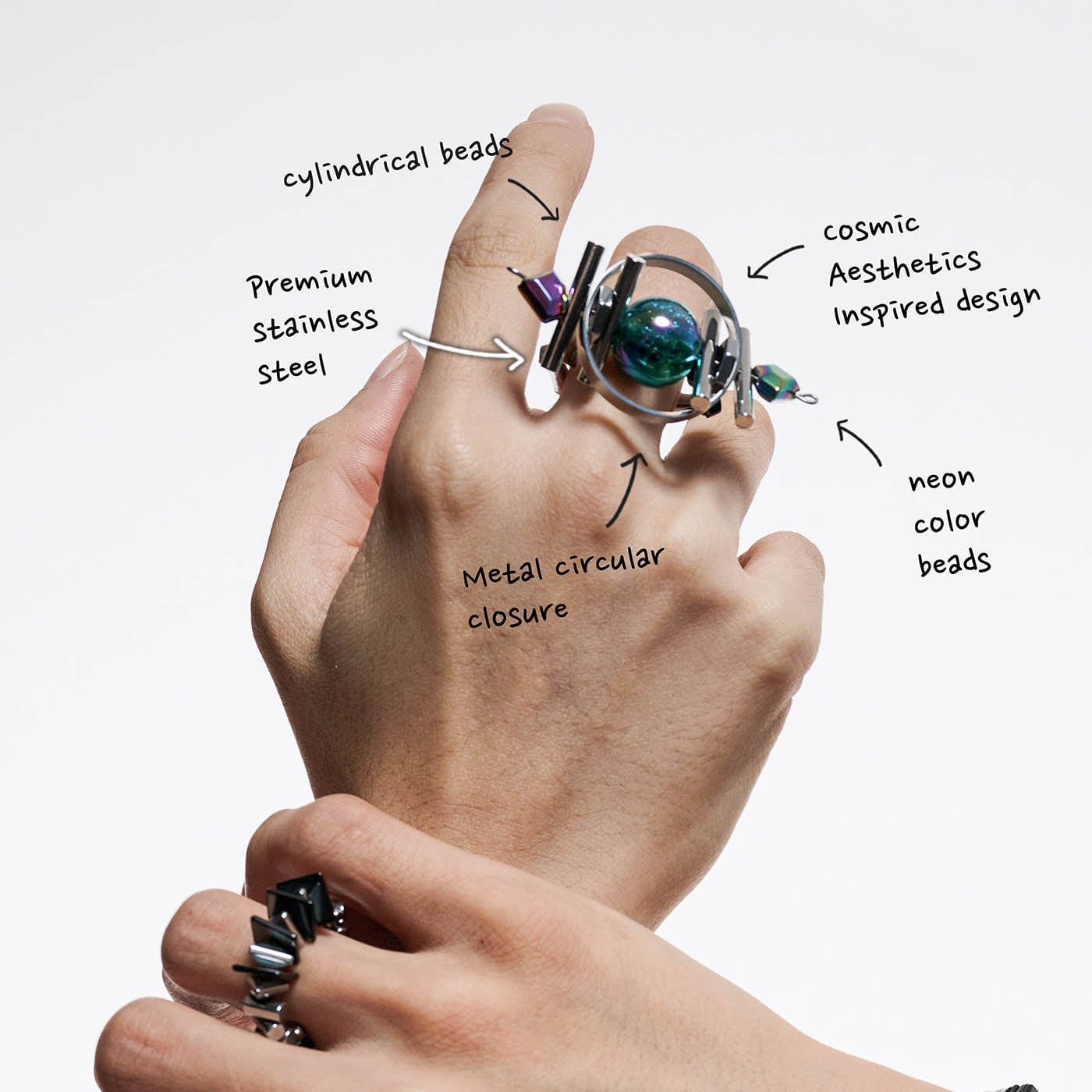 Industrial Orbit Statement Ring