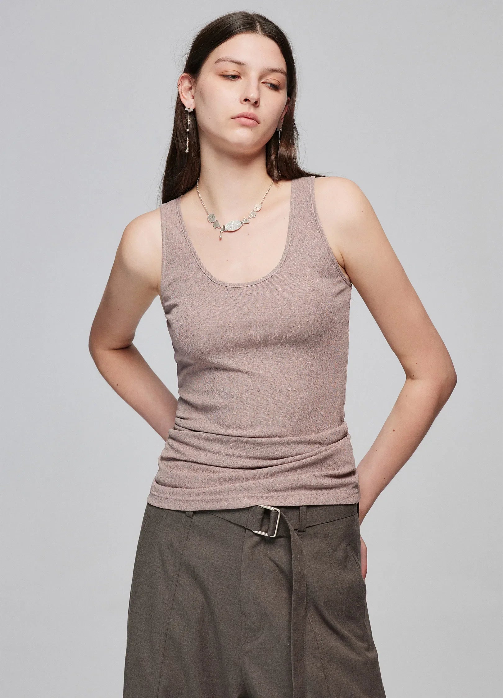 Slim Tank Top Womens