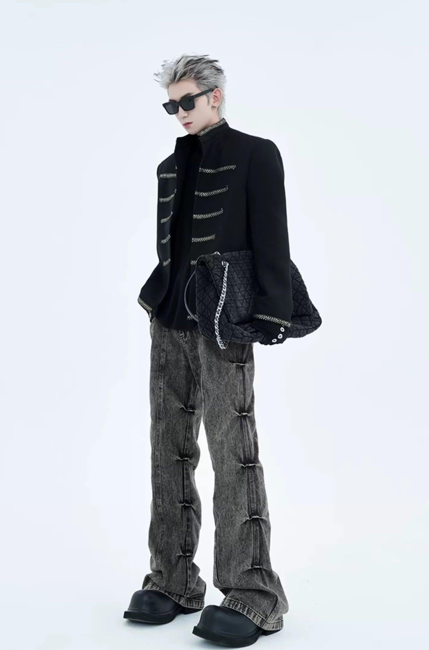 Military Chain Trim Jacket