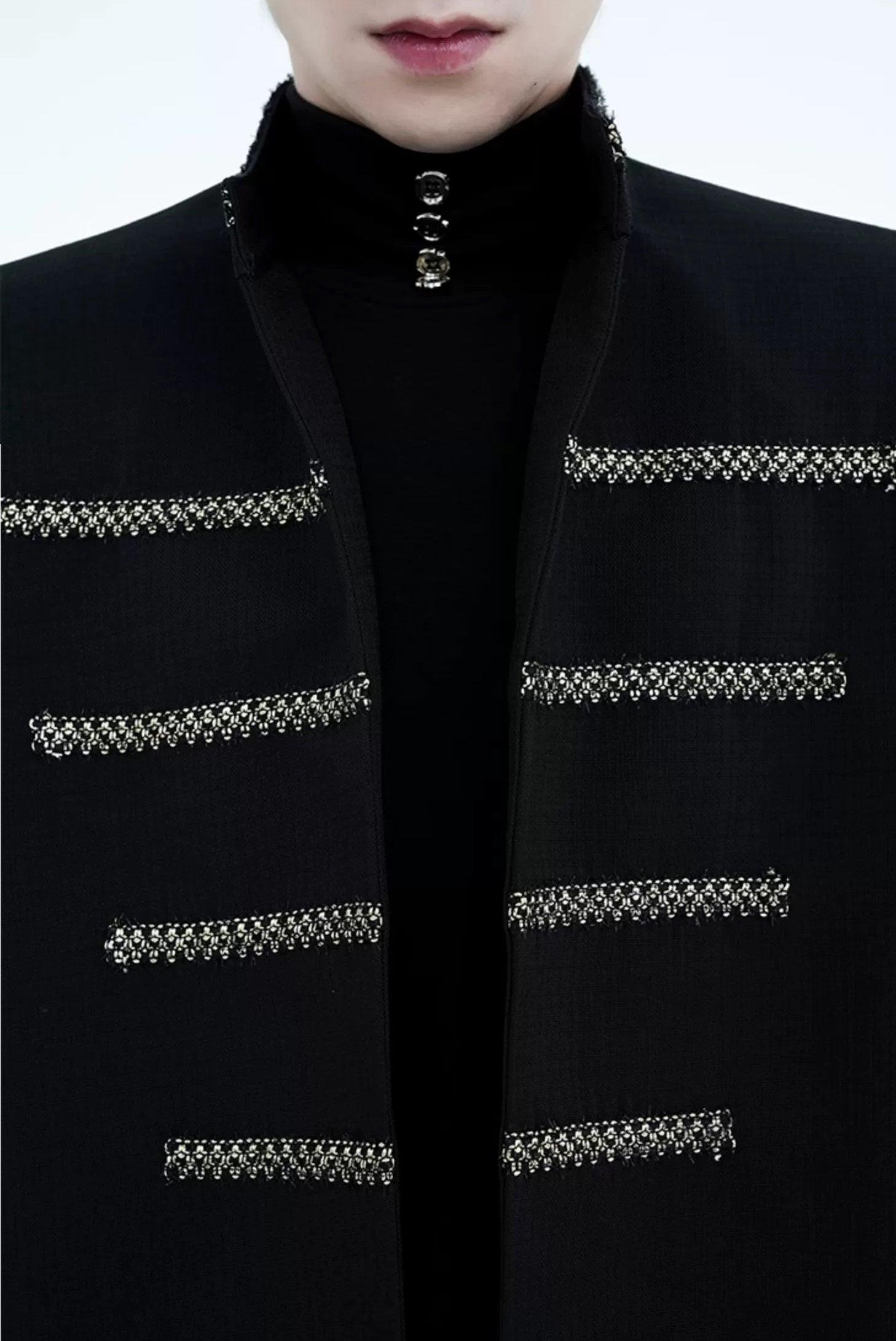 Military Chain Trim Jacket
