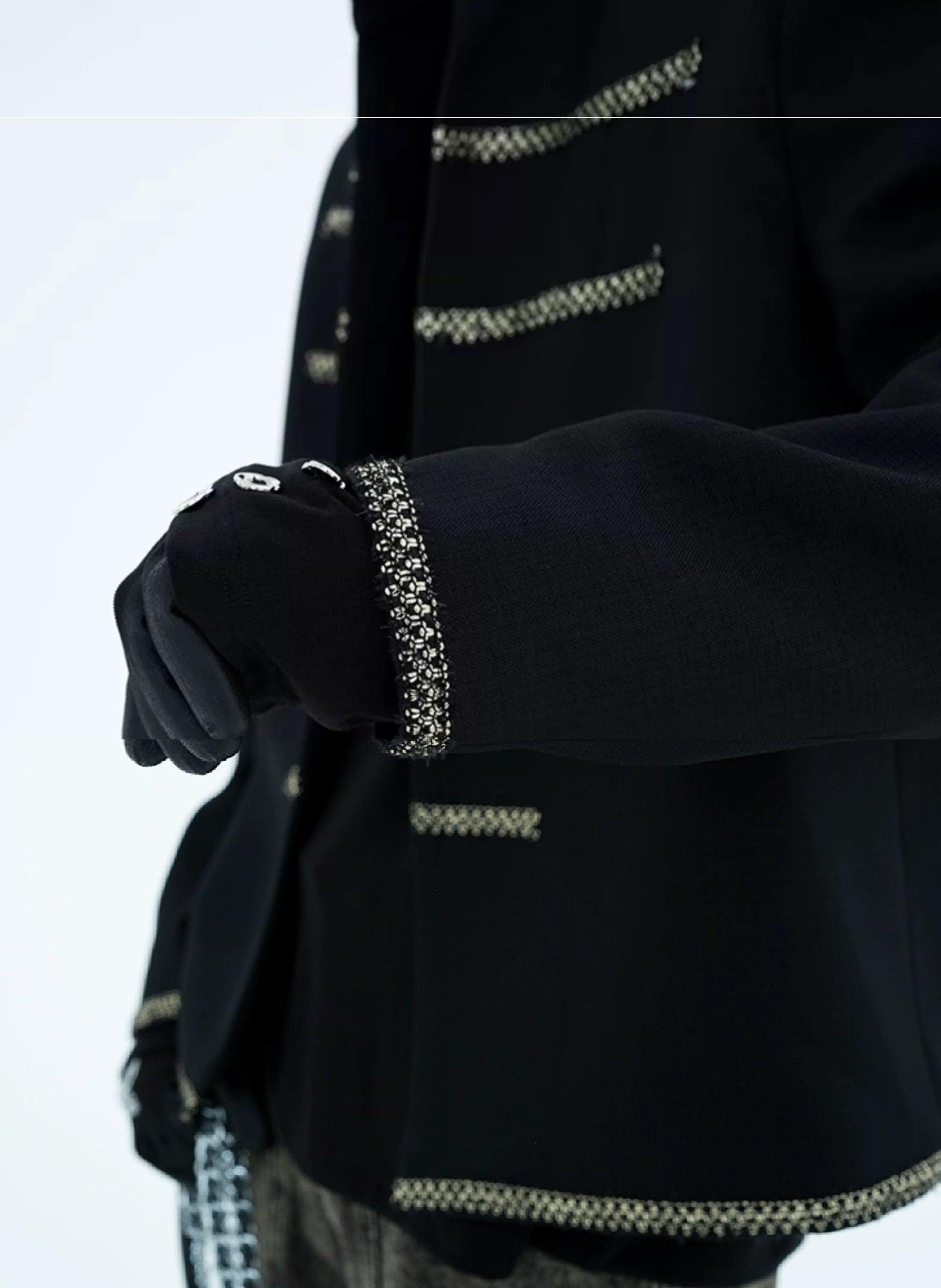 Military Chain Trim Jacket