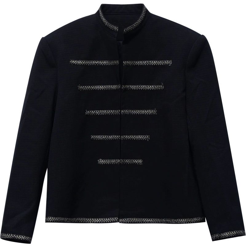Military Chain Trim Jacket