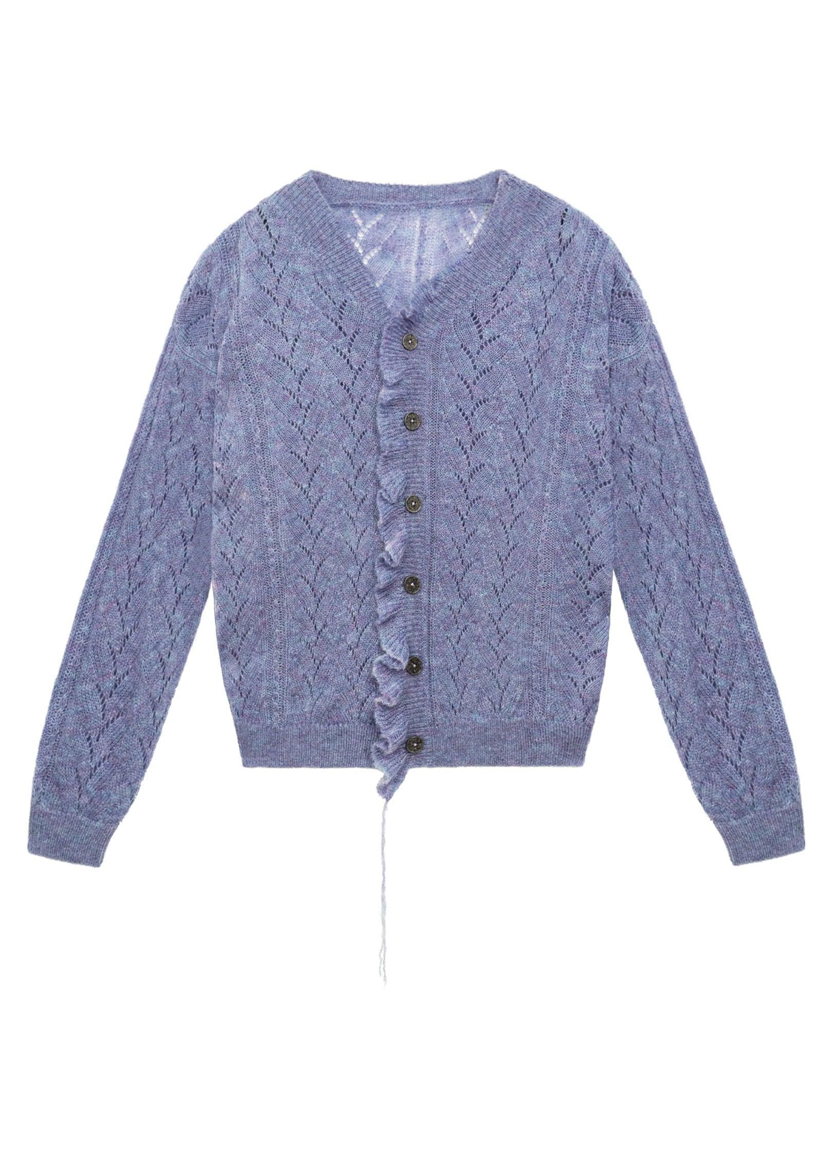 Cozy Botanical Knit Cardigan - chiclara