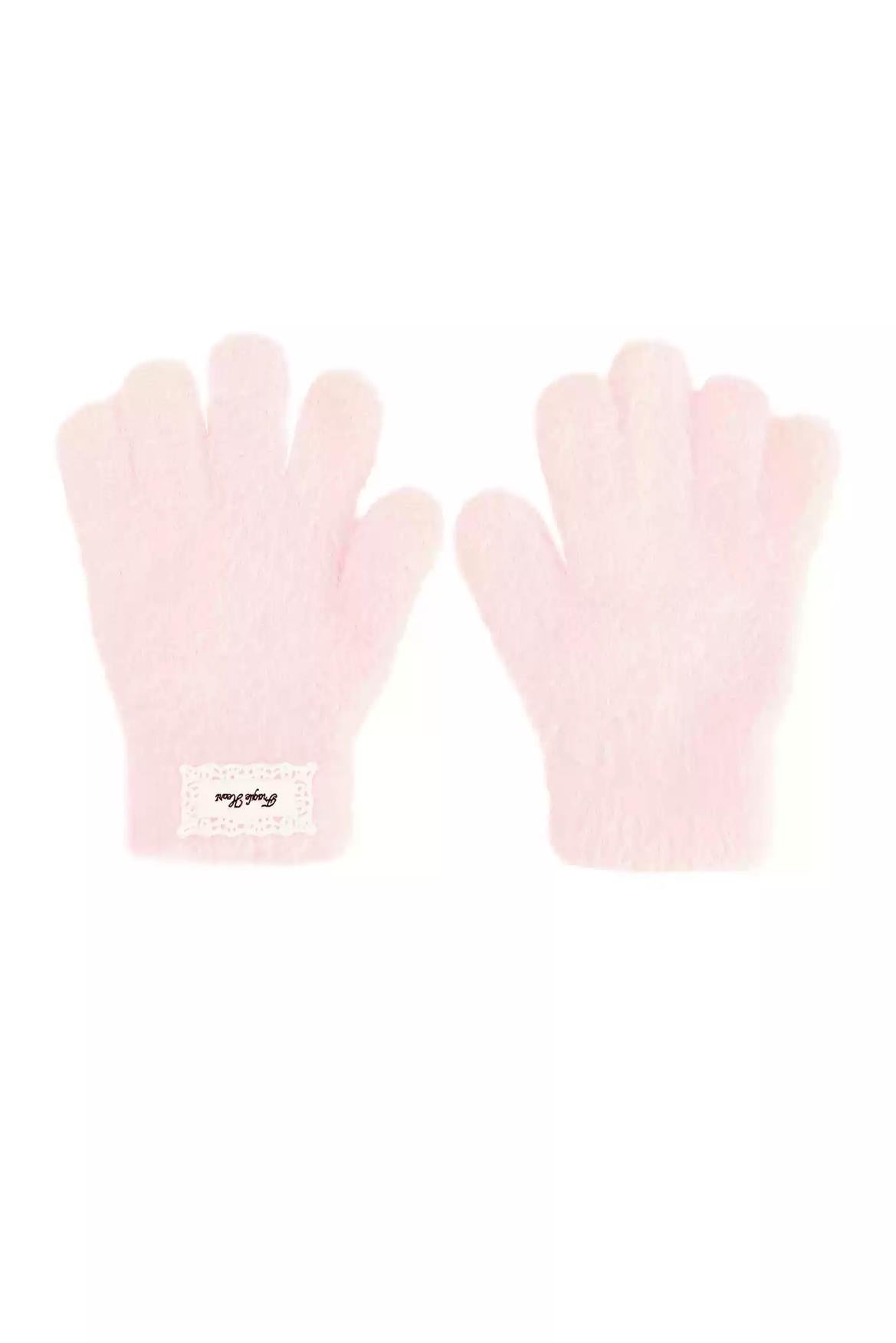 Label Patch Winter Gloves