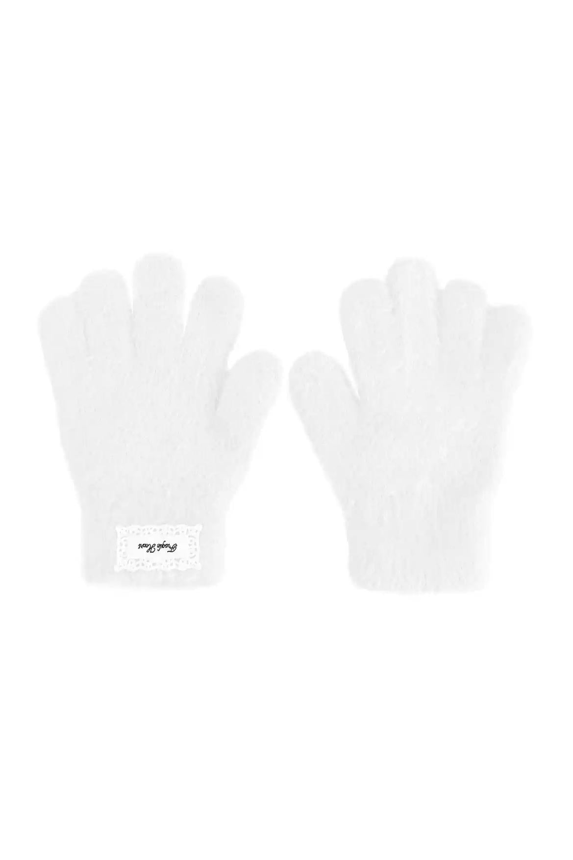 Label Patch Winter Gloves