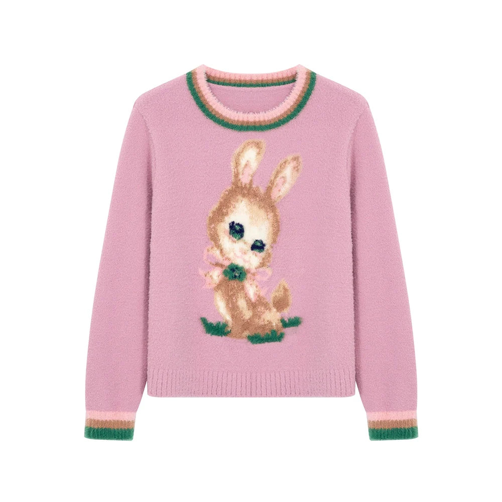 Vintage Bunny Knit Sweater