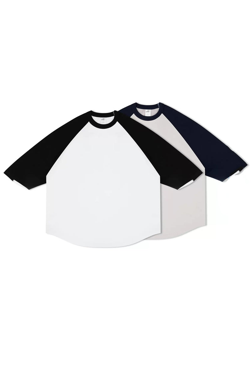 Raglan Sleeve Tee in Cool Fiber - chiclara