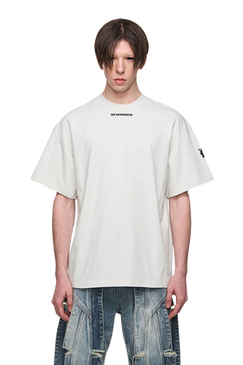 Loose/Slim Embroidered Logo Tee - chiclara