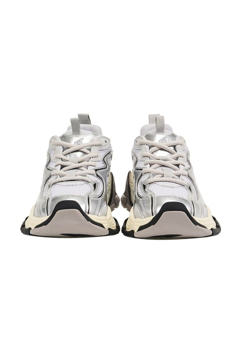 Flame 2.0 Silver Sneakers - chiclara