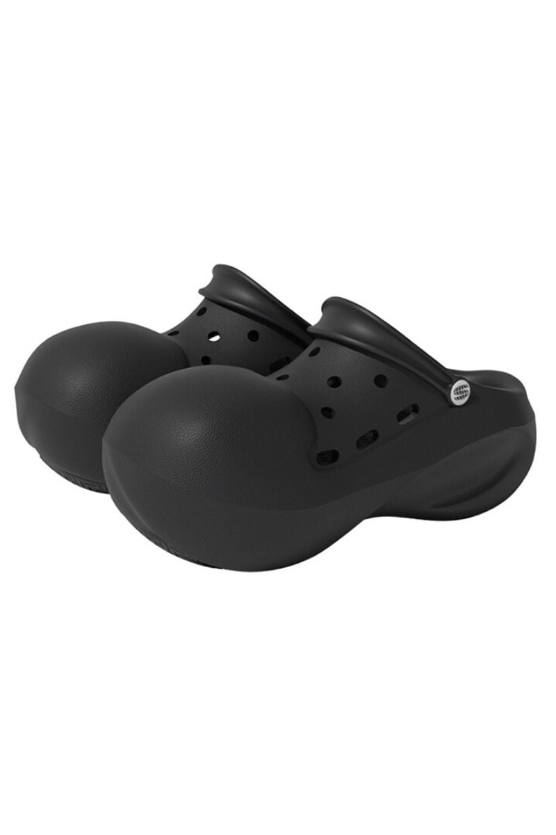 Round Platform Clogs
