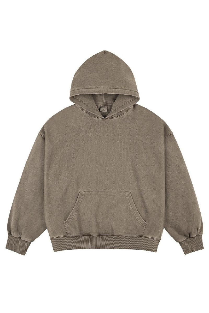 Hoodie with Faded Effect - chiclara