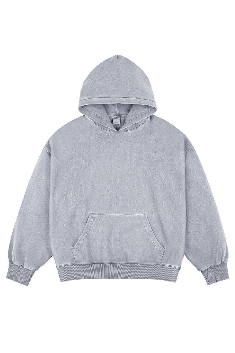 Hoodie with Faded Effect - chiclara