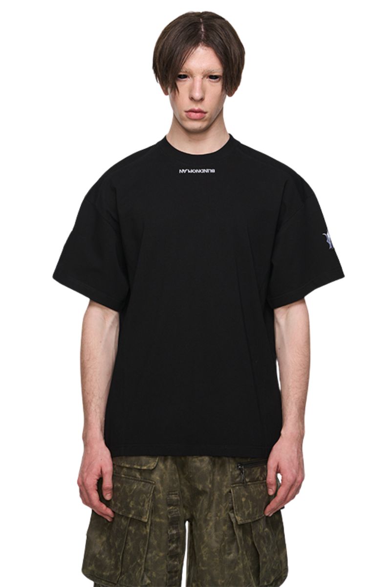 Loose/Slim Embroidered Logo Tee - chiclara