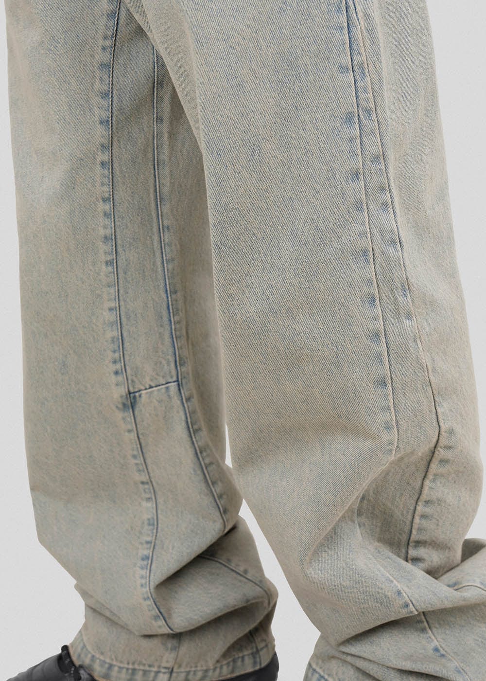 Vintage Wash Flared Jeans