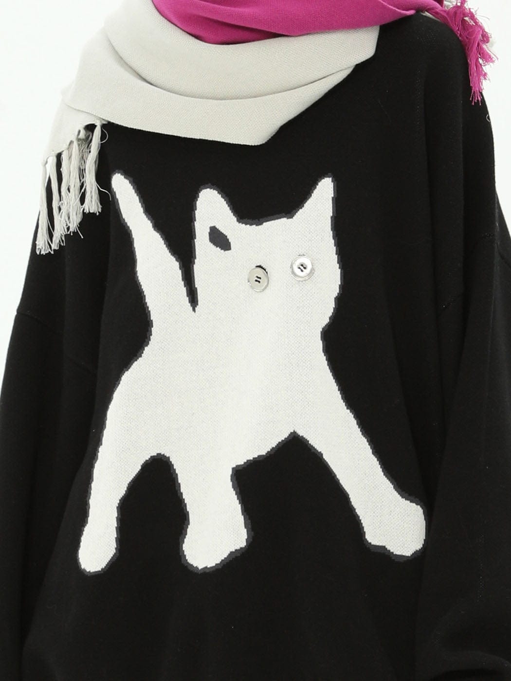 Cat Graphic Sweater