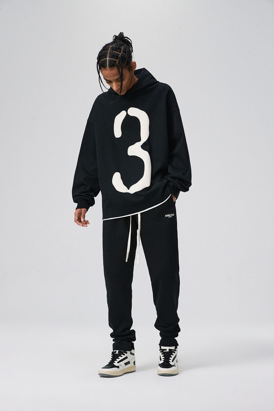 Number 3 Graphic Hoodie