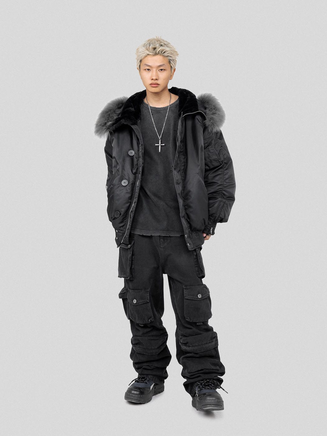 Fur Hood Puffer Jacket