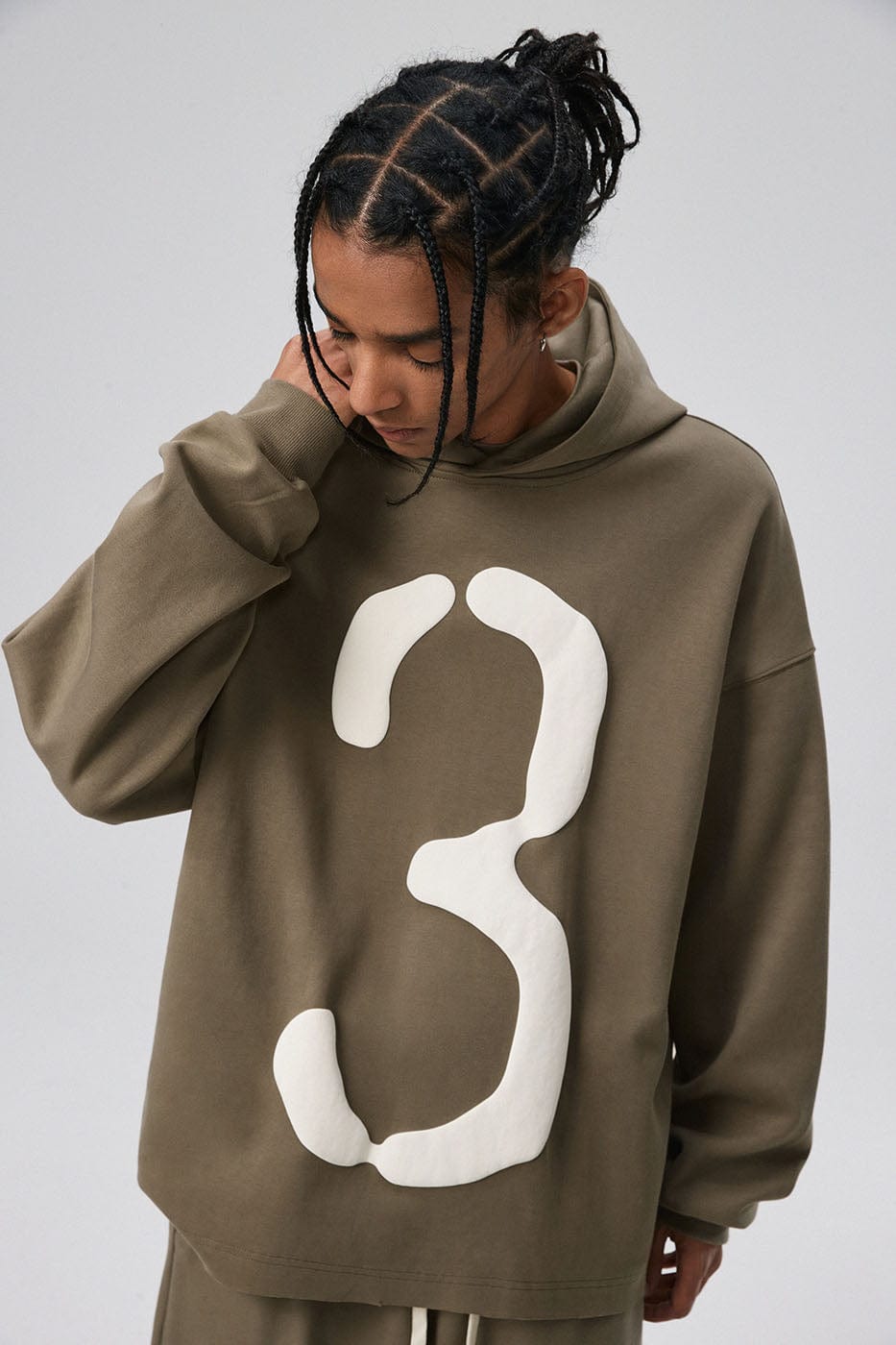 Number 3 Graphic Hoodie