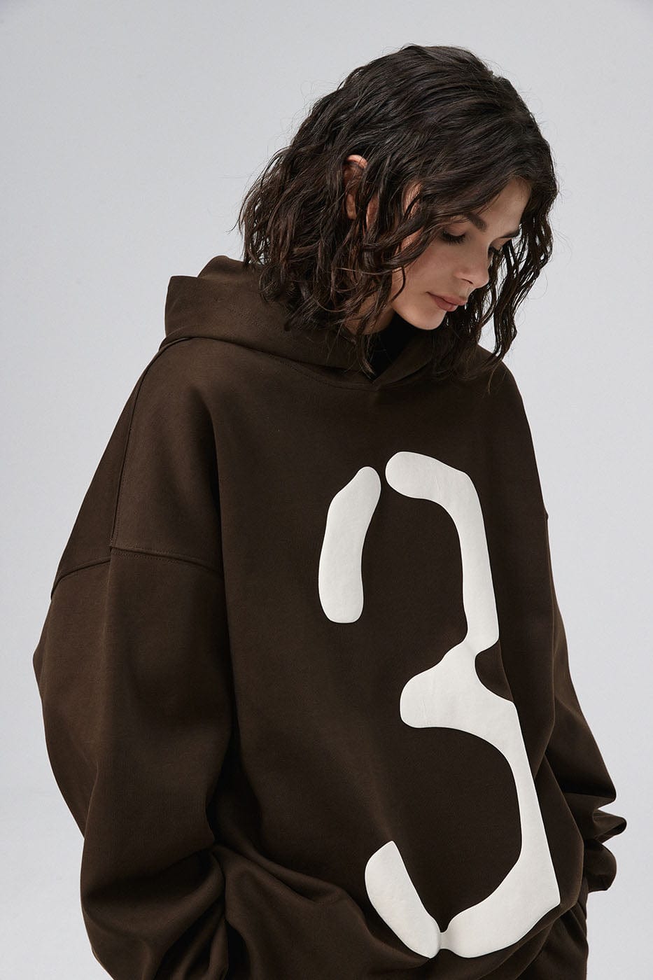 Number 3 Graphic Hoodie