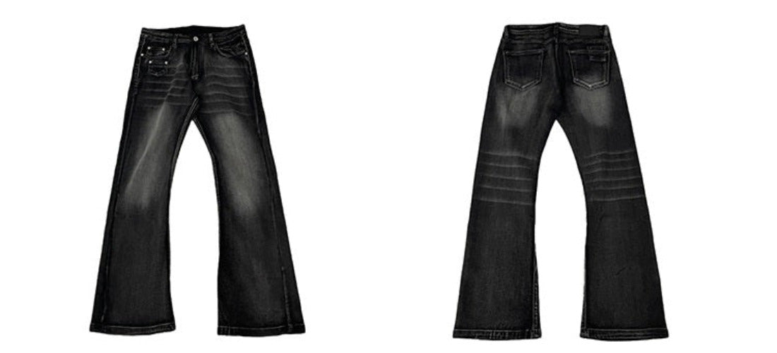 Retro Revival Flare Jeans - chiclara