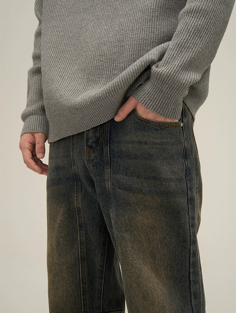 Vintage Flare Washed Jeans - chiclara