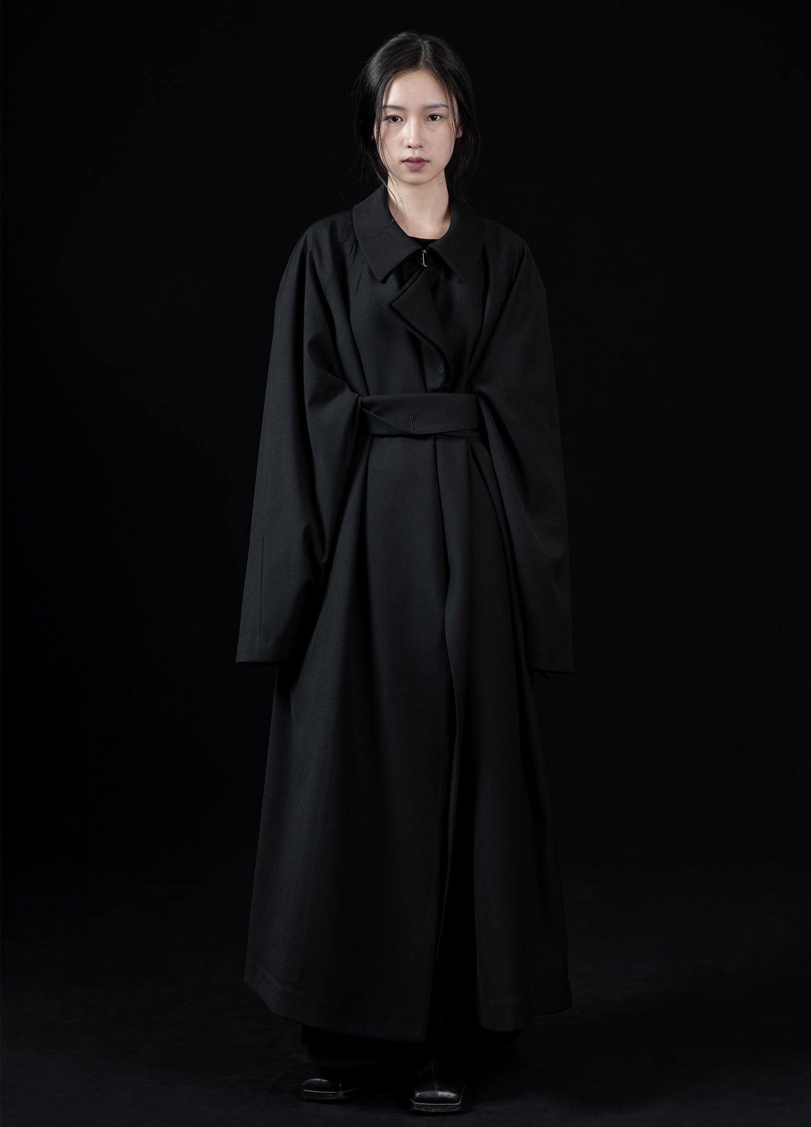 Versatile Wave Collar Overcoat - chiclara