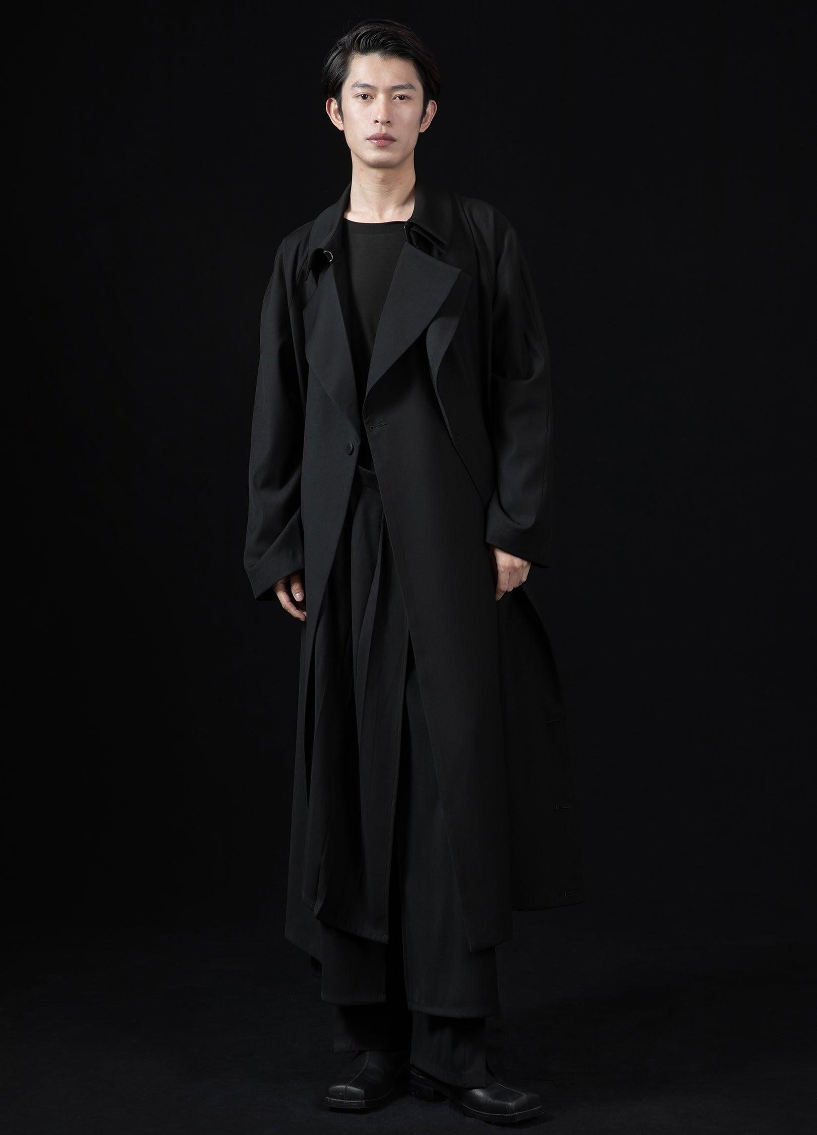 Versatile Wave Collar Overcoat - chiclara