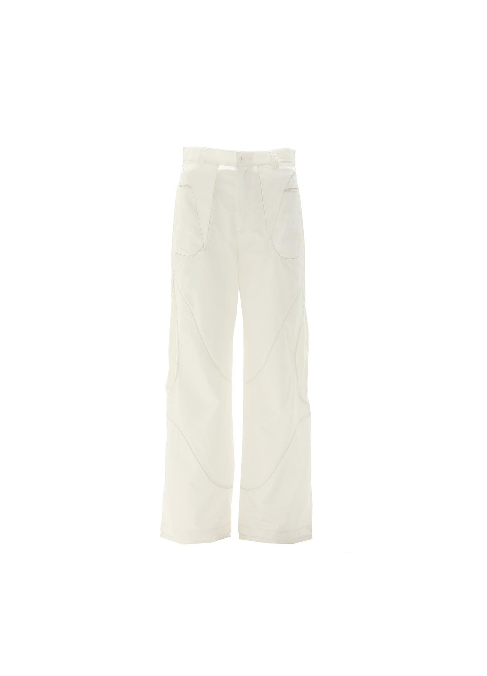 Wave Stitch Fusion Trousers - chiclara