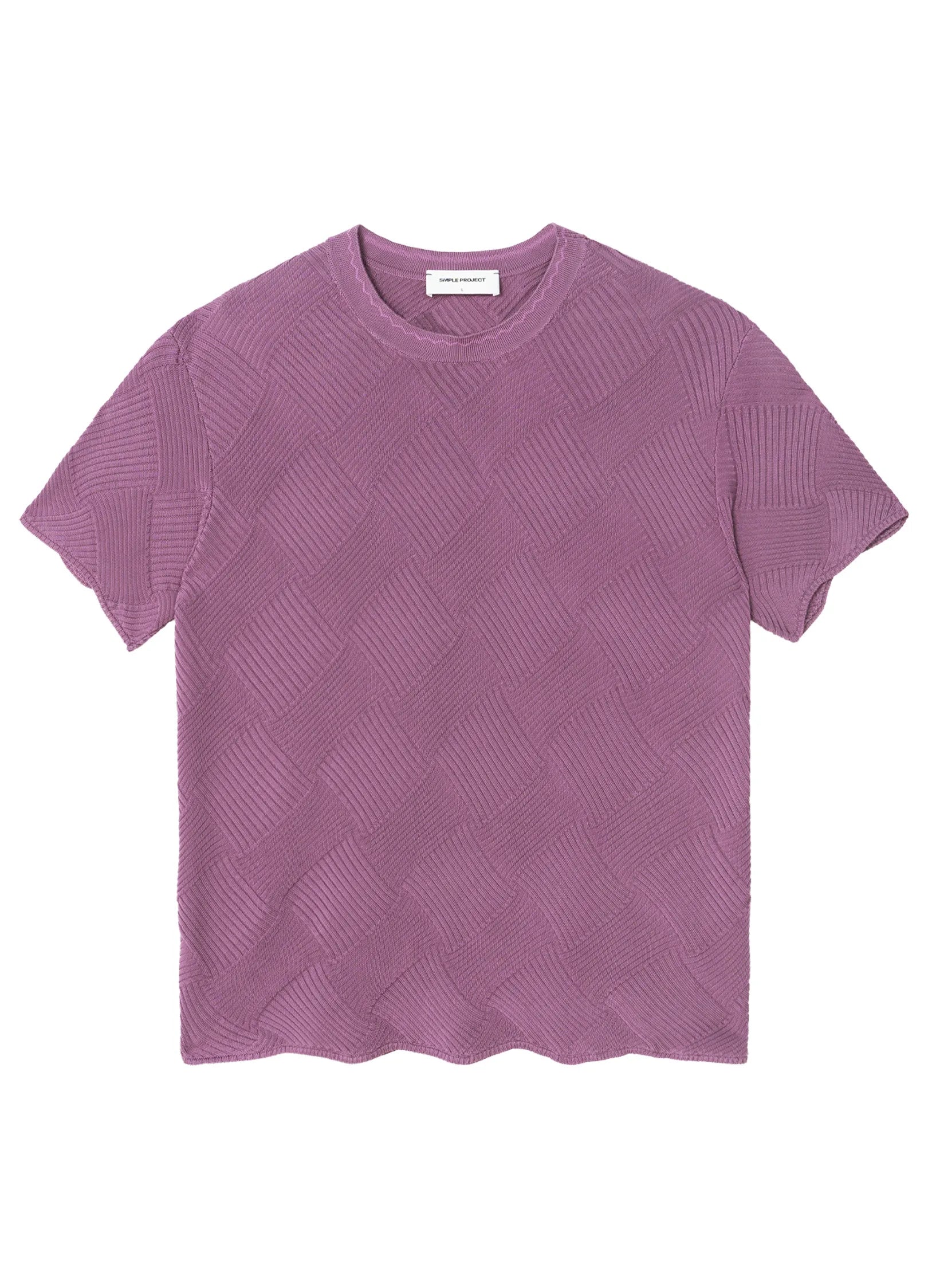 Textured Diamond Pattern Tee