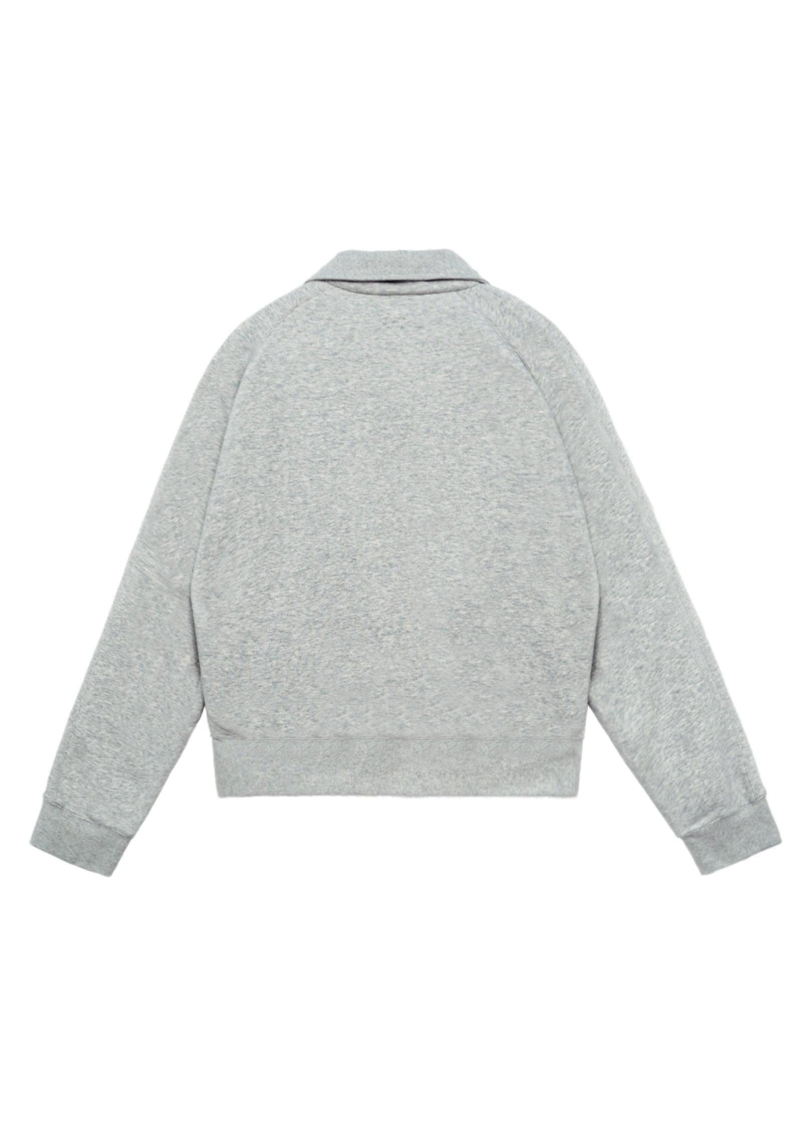 Versatile Zip-up Stand Collar Sweater - chiclara